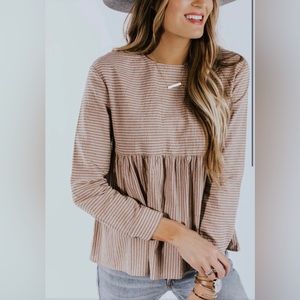 Roolee Breathe In Stripe Babydoll